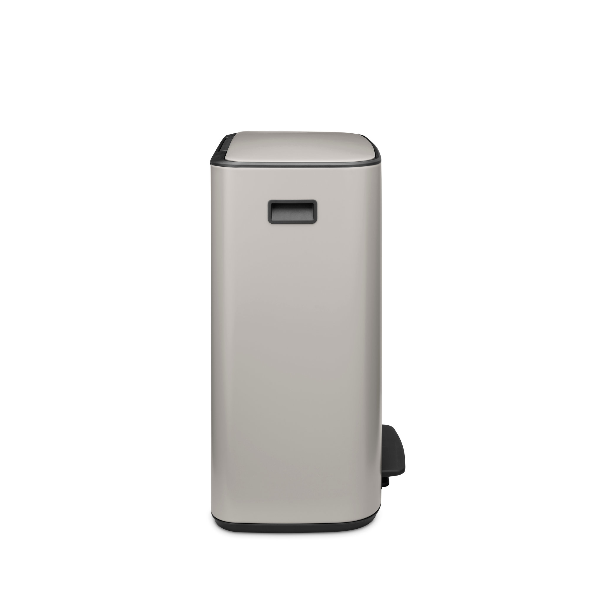 Brabantia Bo Step On Trash Can, 16 Gallon, Soft Gray
