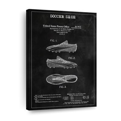 «Soccer Soccer BW», reproduction sur toile