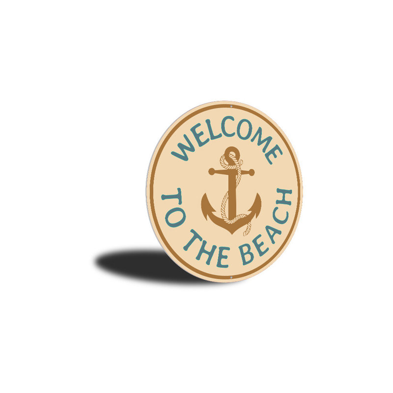 Plaque d'ancrage de plage en aluminium, H 18 po x l 18 po x P 0,06 po