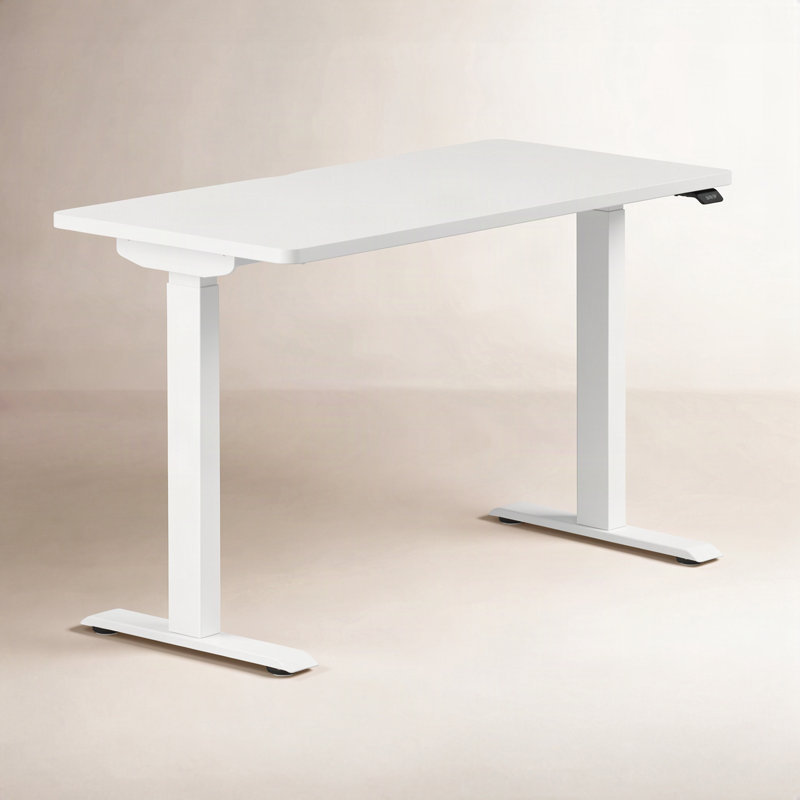 Duo Standing Desk, 47.3" H x 48" W x 24" D, White, White