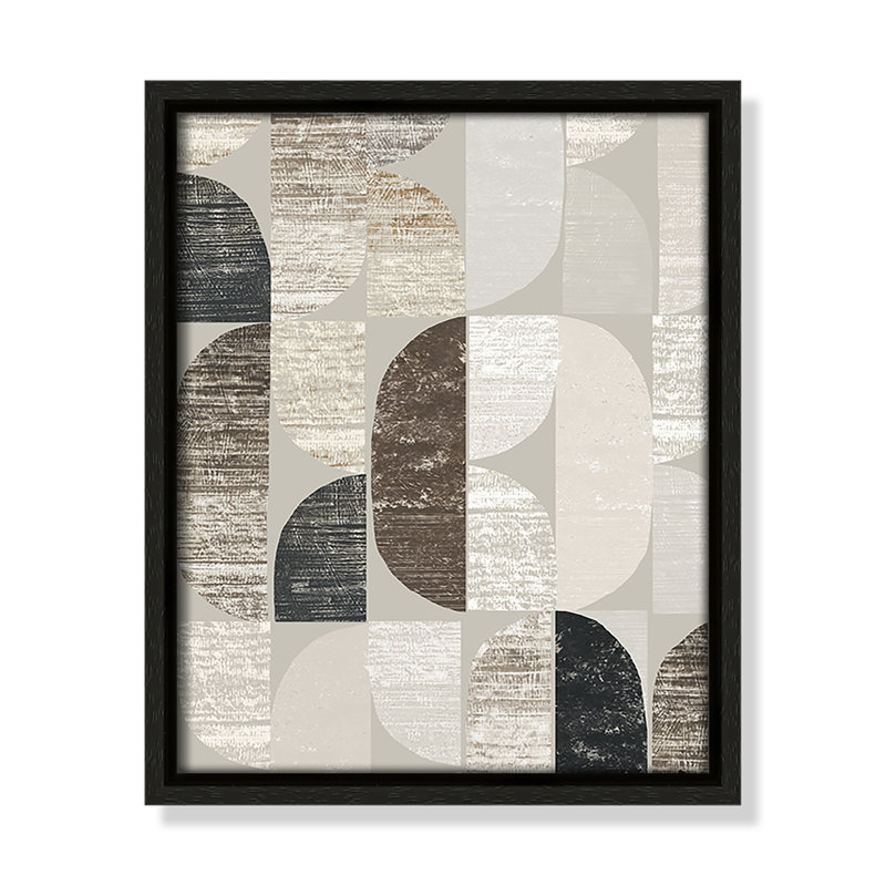 «Shape and Form II» par Tom Reeves, Espresso, H 15,5 po x l 12,5 po