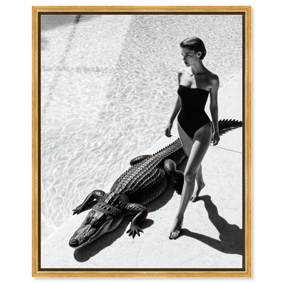 Reptilian Elegance II Print by Oliver Gal
