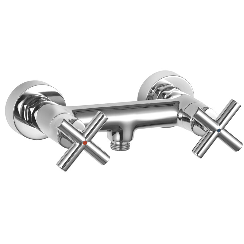 Apollo Double Exposed Shower Valve, Chrome