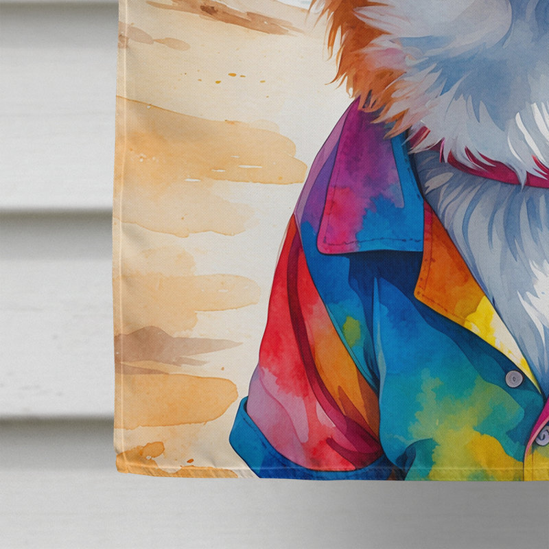 Drapeau de la maison esquimau américain, Corgi