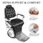 Fauteuil de massage en similicuir inclinable