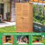 Axten 2.85 ft. W x 1.54 ft. D Solid Wood Garden Shed