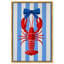 Décoration murale encadrée «Lobster Bow» par Art Remedy, cadre argenté, 36 x 54-135654842-135654856