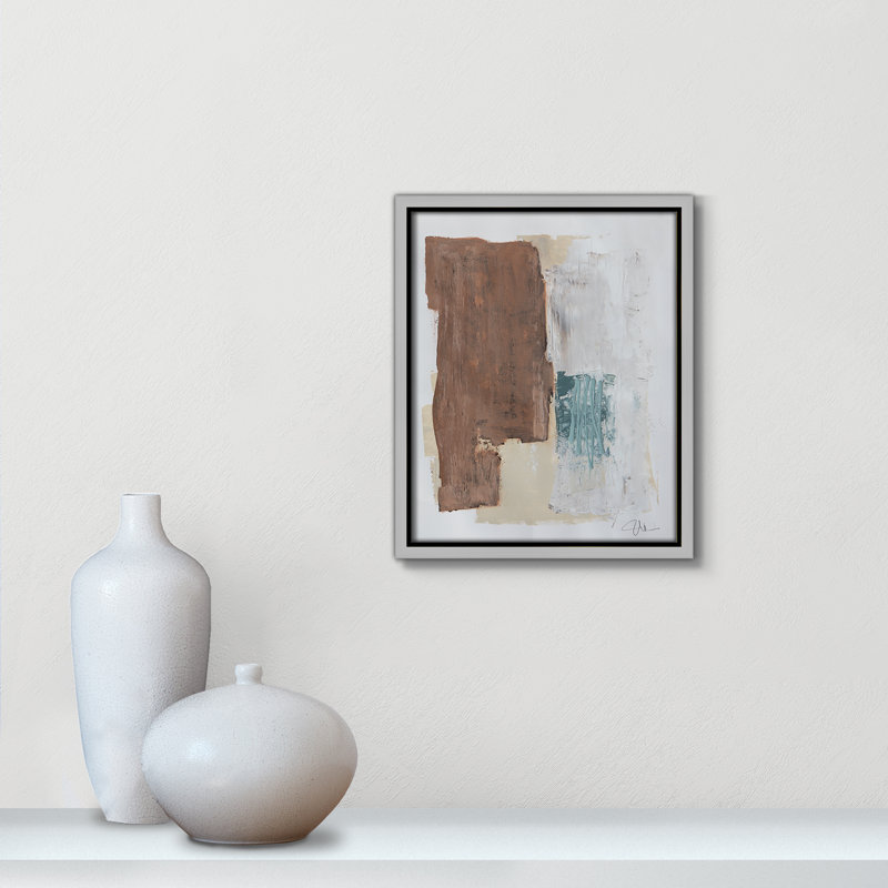 Together We Work " Together We Work I " by Filippo Ioco, 11.5'' H x 9.5'' W x 2'' D, Silver Framed