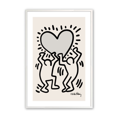 " Keith Haring Heart "