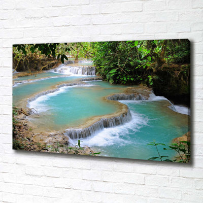 Waterfall In The Forest - Print