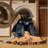 Washable Black Russian Terrier Dogs Area Rug-1953885745