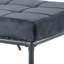 Banc rembourré gris Brantley