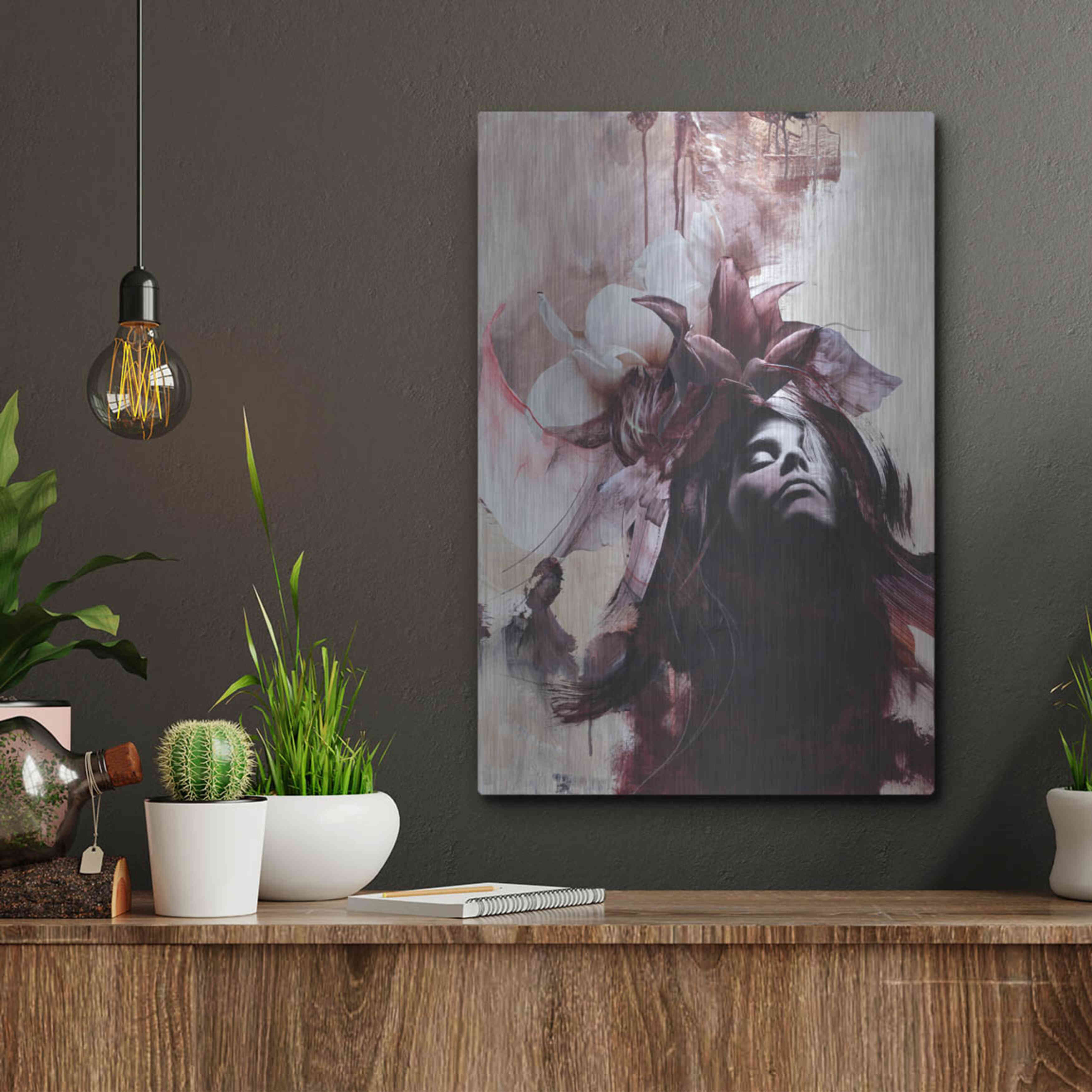 Ivy Bronx 'Imperfection Red' by Design Fabrikken, Metal Wall Art ...