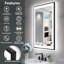 Miroir de salle de bain Tyeishia Matte-436254612