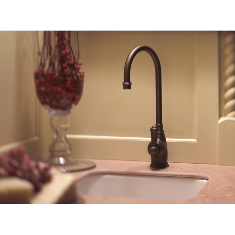 Georgian Era Bar/Food Prep Kitchen Faucet, Satin English Gold