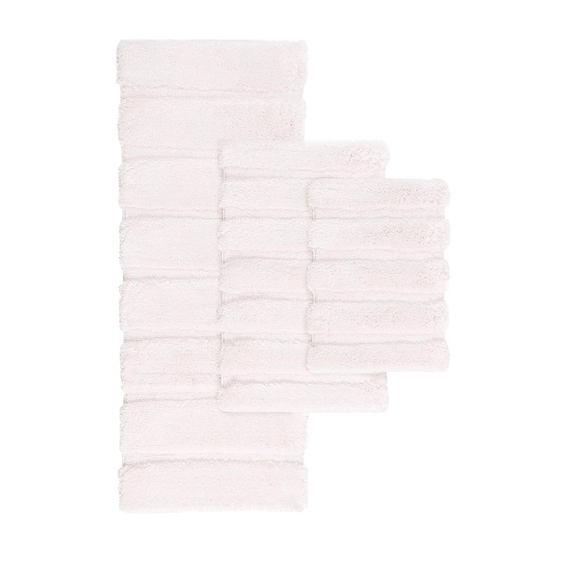 Bath Rug, 34" L x 21" W, Blush