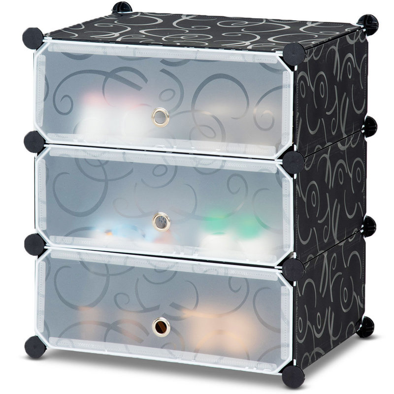 6 Pair Stackable Shoe Rack