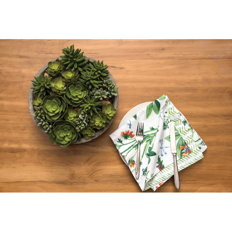 Serviette en coton 20 po Mcelfresh Clover Bug