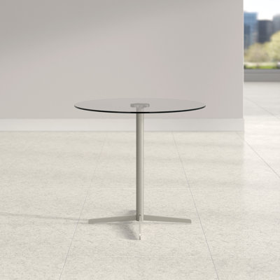 Kerveen Circular Glass Meeting Table