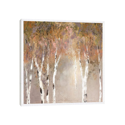 Sunlit Birch II by Carol Robinson - Painting on Canvas