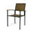 Patio Wood And Metal Chair,Set Of 2