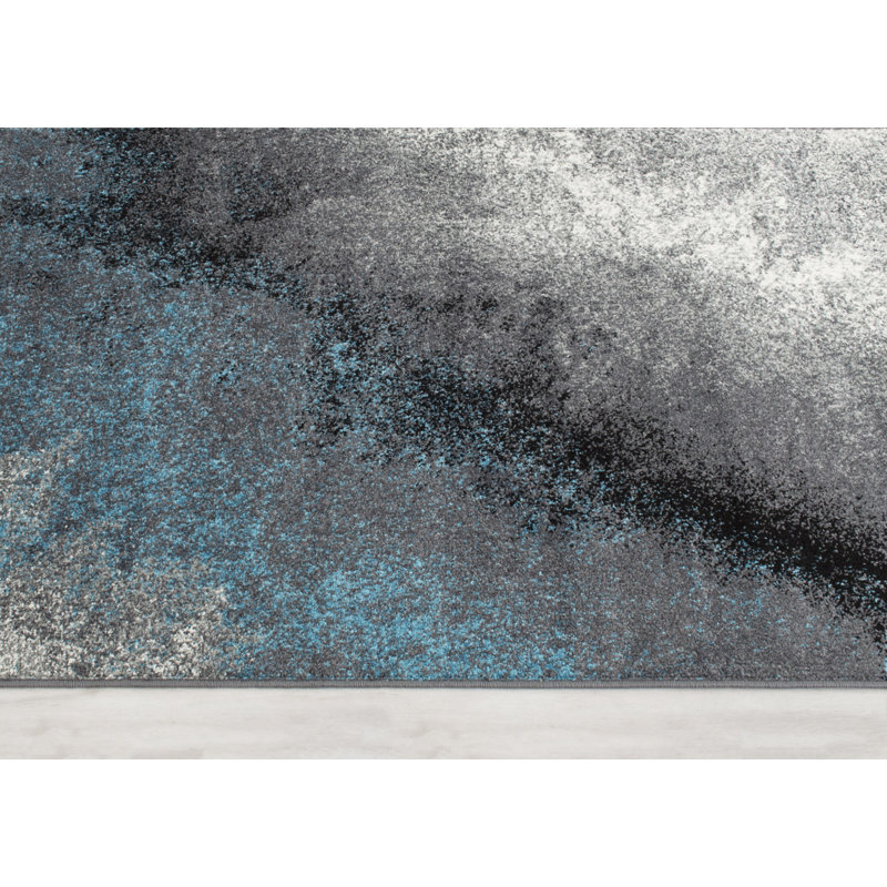 Washam Abstract Indoor Rug, Rectangle 8' x 10'