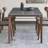Rock slab log rectangular dining table-1211769958