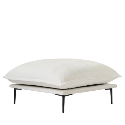 Repose-pieds en velours 39,37 po Traci