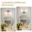 2 Light Bathroom Vanity Light Dimmable With Milk White Glass Shades Over Mirror-1544001001-1544001004