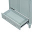 Armoire de salle de bain multifonctionnelle autoportante avec plateau en céramique Daney