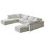Canapés modulaires 6 places et 2 repose-pieds-1007676305