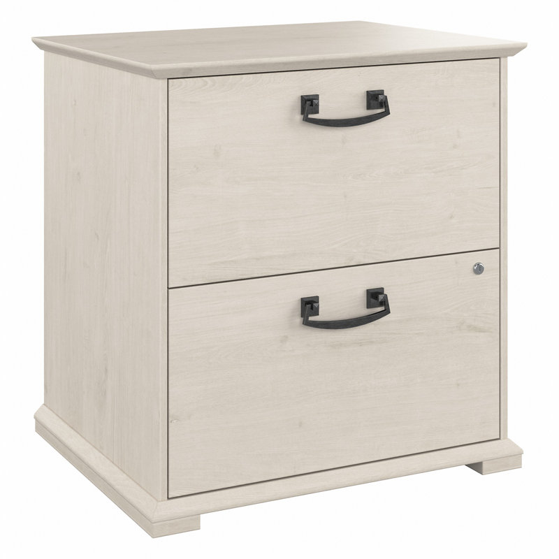 Siena 29'' W 2 -Drawer Vertical Filing Cabinet, Linen White Oak
