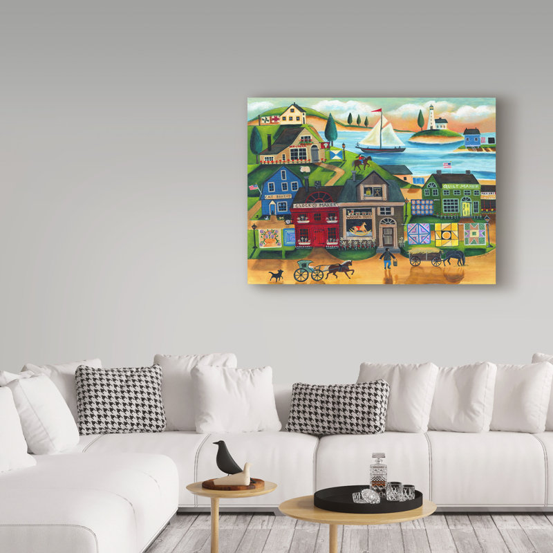 Modern & Contemporary, 14" H x 19" W x 2" D