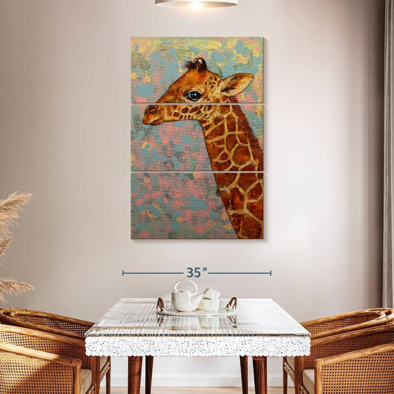 Brampt Baby Giraffe, 50" H x 32" W