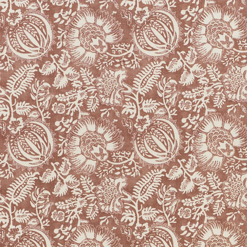 Pomegranate Print Fabric, Russet