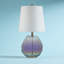 Lampe de table en verre irisé Ranier