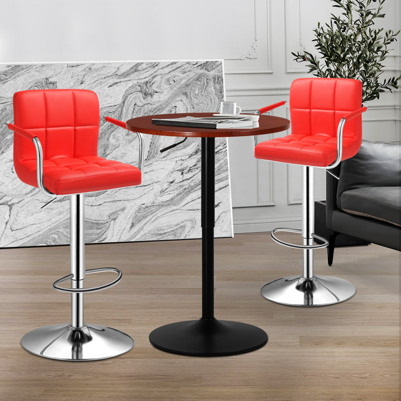 Westmoor Dining Set, Red, Red, 23.5"L x 23.5"W
