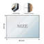 Miroir de salle de bain noir brillant pour miroir mural-1896373361