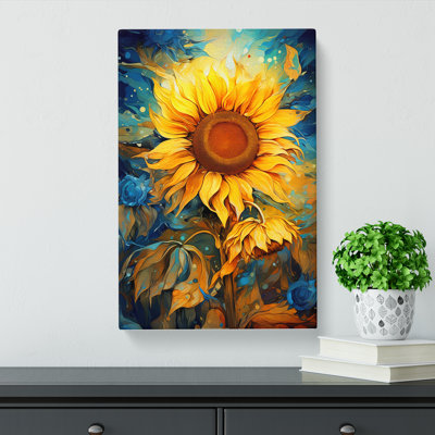 Sunflower Futurism No.3 - No Frame Print