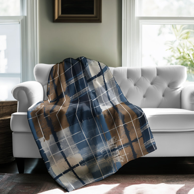 Plaid Old - couverture de qualité supérieure 1 pièce, Lit simple