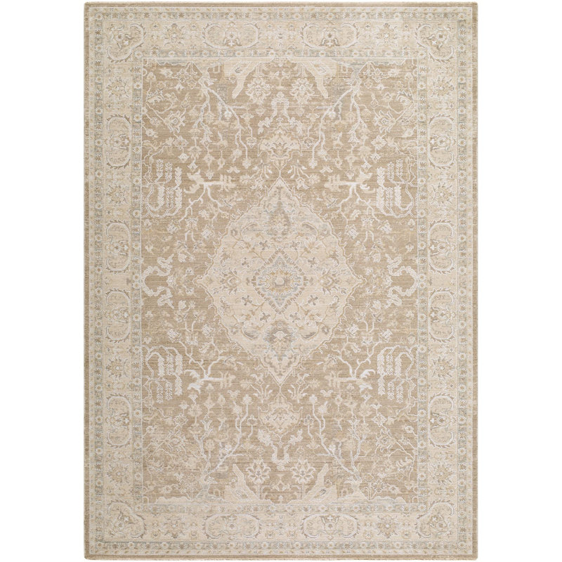 Tapis tissé à la machine Searle, Tanné, Rectangle 10 pi x 13 pi 11 po