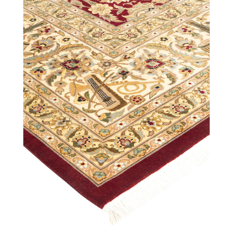 Classic One-of-a-Kind 9' 2" x 12' 4" Hand Knotted Area Rug