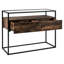 Chewton 100cm Glass Top Console Table