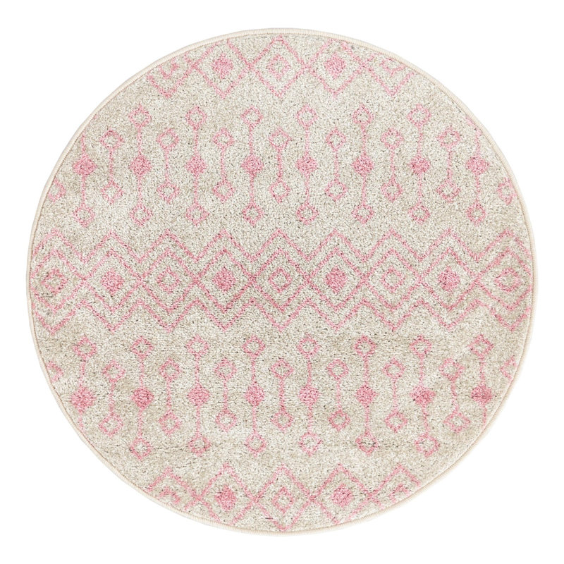 Somerville Geometric Indoor Rug, Round 3'3"