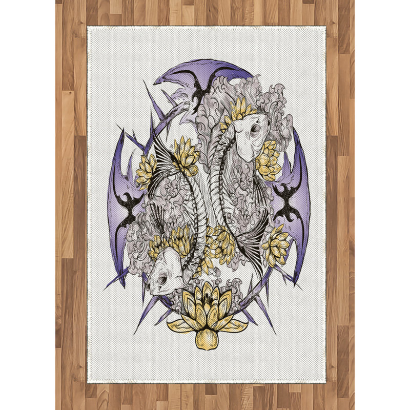Rayford Mixed Area Rug, Rectangle 120 x 180cm