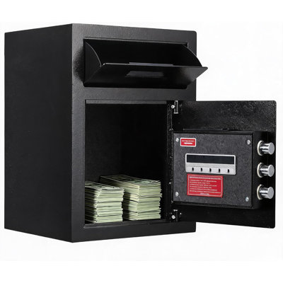 Drop Safe Money Safe Box with Quick Deposit Slot