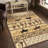 Tribes Beige  Southwest Area Rug-542771320