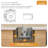 Workstation Kitchen Sink Undermount RV Sink Single Bowl Kitchen Bar Sink with Fold Faucet,Bottom Grid-124063277