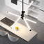 Luminaire suspendu DEL à intensité variable Layleigh, noir mat