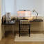 Bureau noir en bois massif en forme de L-108304566-108304565